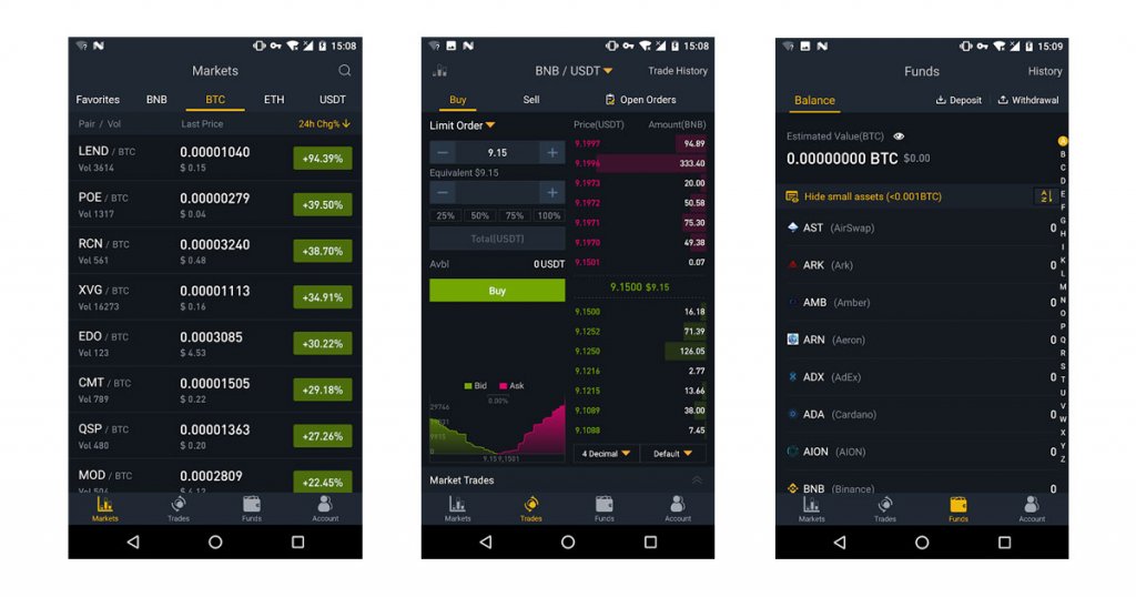 Binance App screenshot