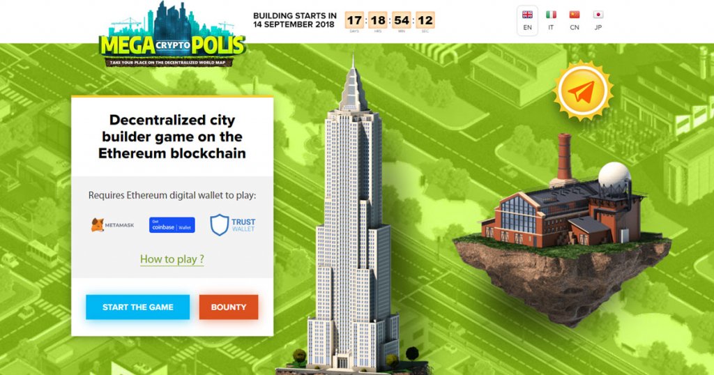 MegaCryptoPolis screenshot