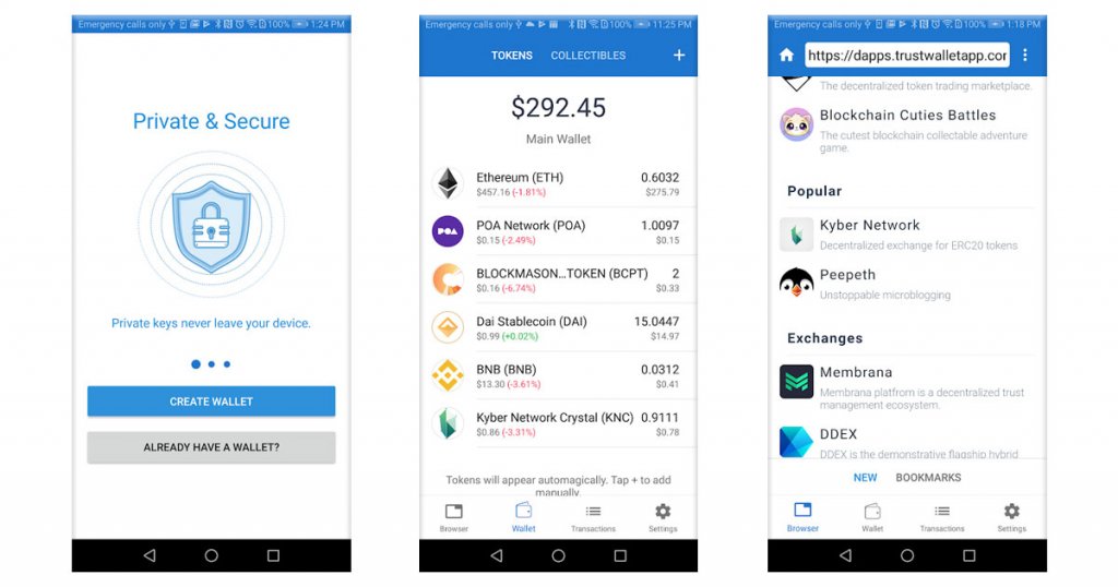 Trust Wallet screenshot