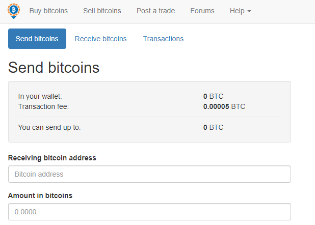 transfer local bitcoin)