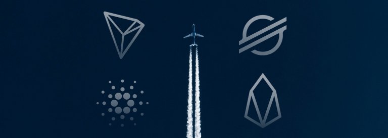 EOS, XLM, ADA, and TRX are showing signs of liftoff