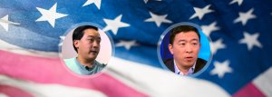 US 2020 presidential candidate Andrew Yang meets with Litecoin founder