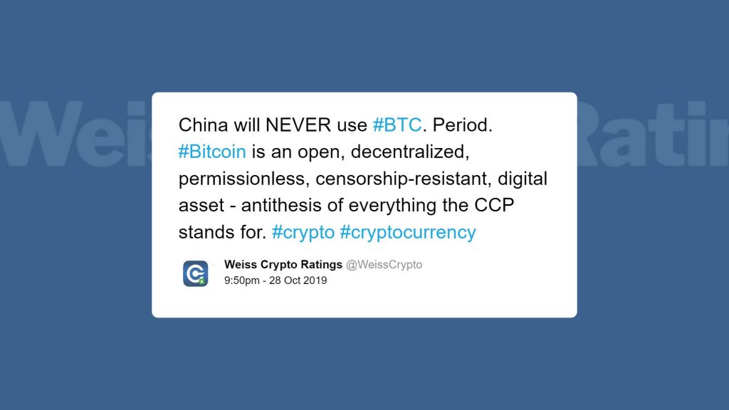 Bitcoin rating China