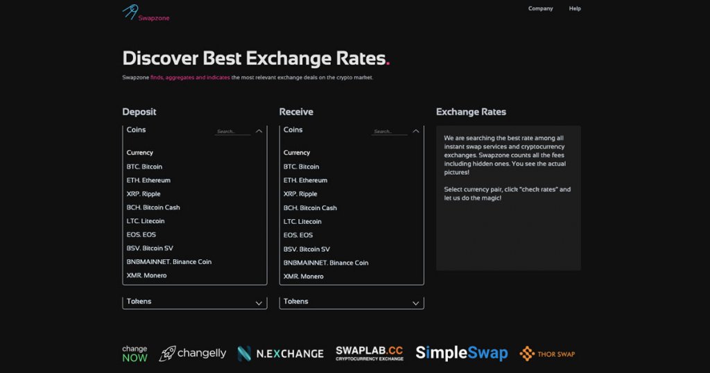Swapzone screenshot 1