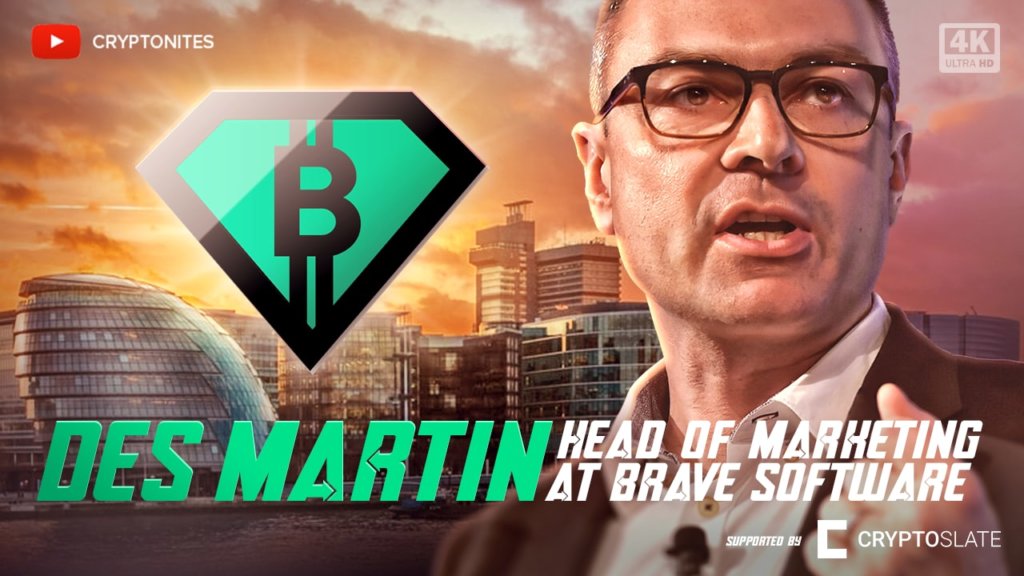 Brave’s Des Martin talks Bitcoin as Web 3.0, tokenizing the web, and why banks are dinosaurs