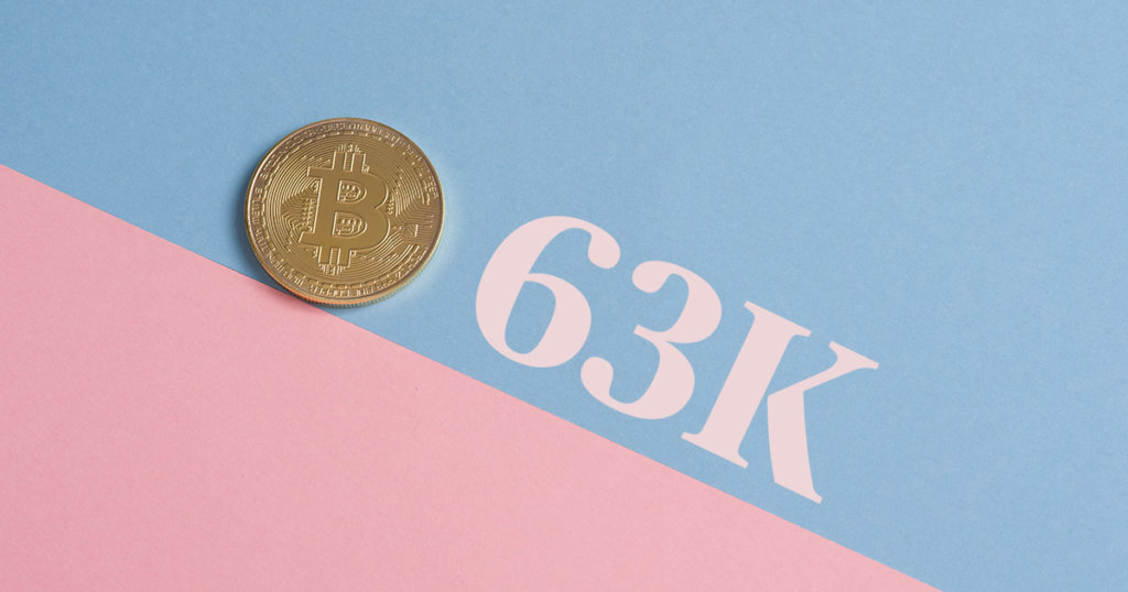 Bitcoin (BTC) breaks $63,000 to new all-time highs
