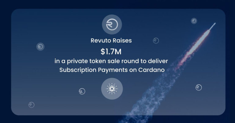 Revuto raises $1.7M to deliver subscription payments on Cardano