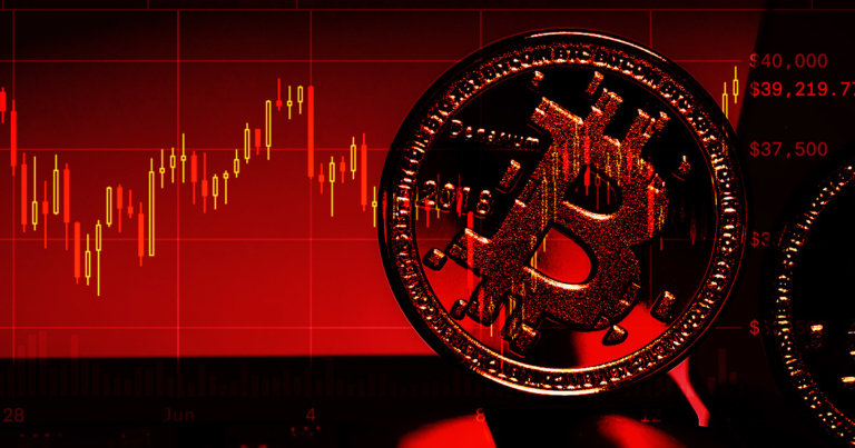 Bitcoin drops to $27.3k; liquidations reach almost $200M