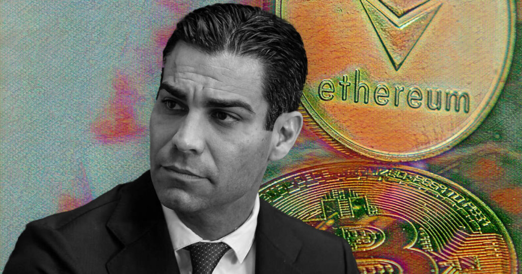 Miami mayor Francis Suarez holds Bitcoin and Ethereum, and he’s ‘planning to’ buy the dip