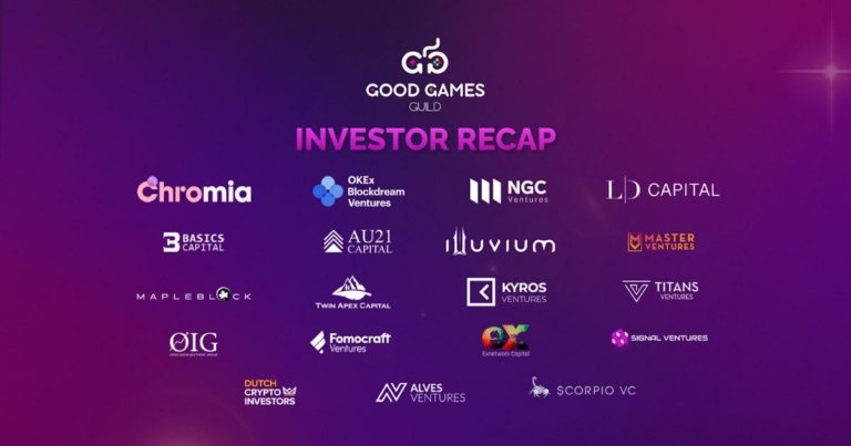 Play-to-Earn Project Good Games Guild Closes $1.7M Fundraising Round