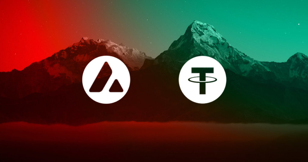 Avalanche-issued Tether tokens (USDt) are now trading on Bitfinex