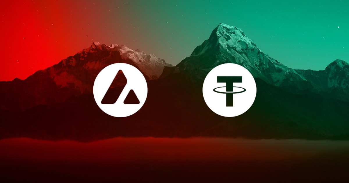 Avalanche-issued Tether tokens (USDt) are now trading on Bitfinex