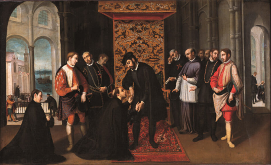 (St Francis Xavier meets King John III before his departure as a missionary to India)