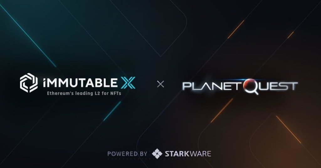 PlanetQuest Partners With Immutable X to Power NFT-economy-driven Game Universe