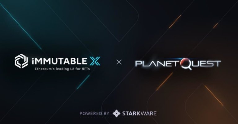 PlanetQuest Partners With Immutable X to Power NFT-economy-driven Game Universe