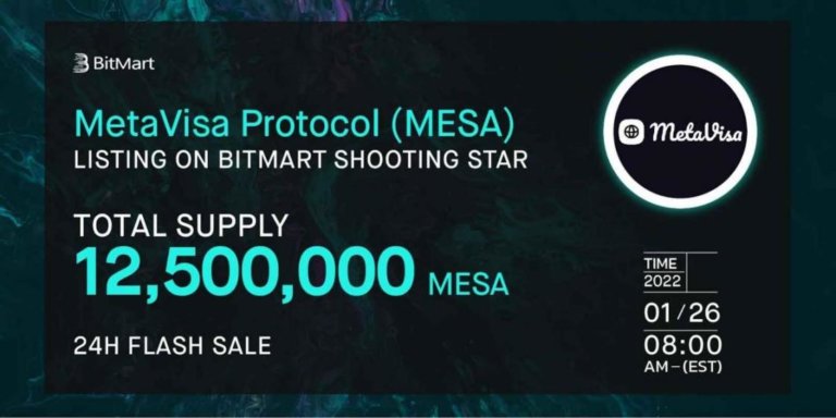 MetaVisa will start the IEO sale of MESA token on BitMart