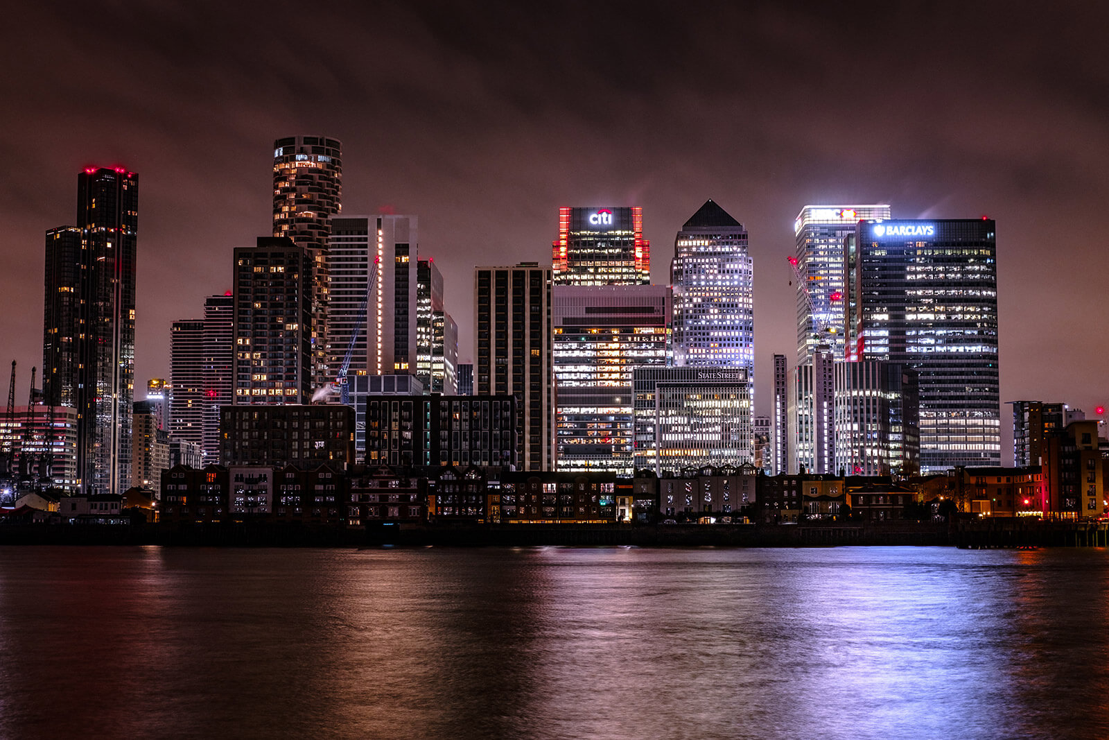 The pantheon of global banking in Canary Wharf. Source