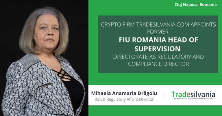 Romanian cryptocurrency platform Tradesilvania.com appoints Mihaela Drăgoiu