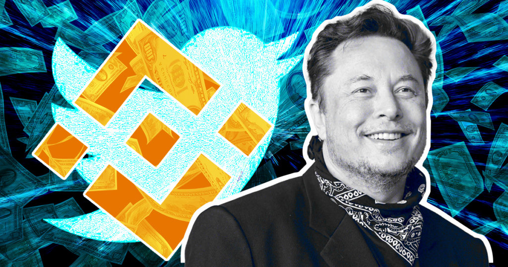 Binance commits $500 million to invest in Twitter with Elon Musk