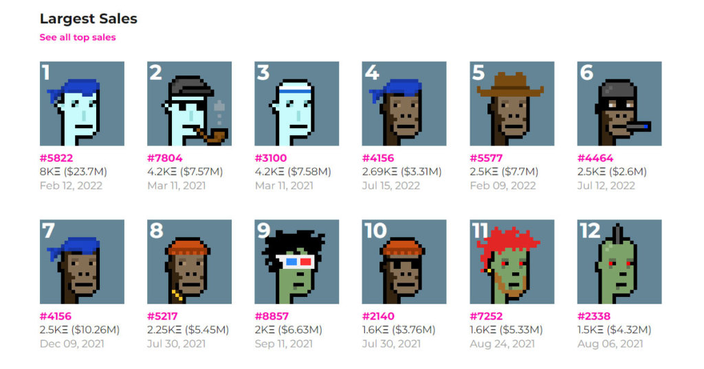 CryptoPunks screenshot 1