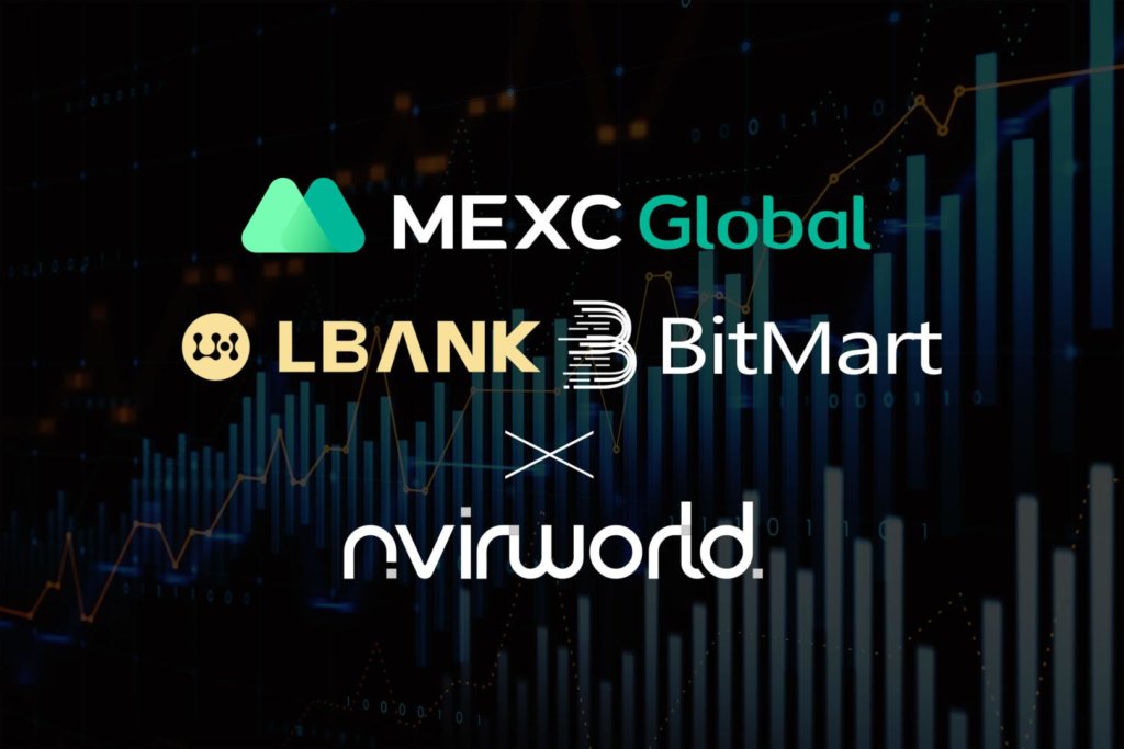 NvirWorld’s NVIR Marks the Top Gainer After Getting Listed on MEXC, Lbank and Bitmart