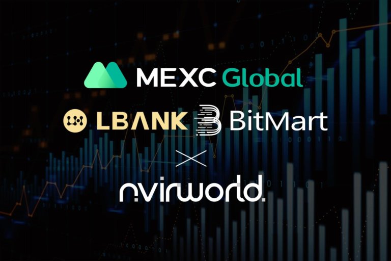 NvirWorld’s NVIR Marks the Top Gainer After Getting Listed on MEXC, Lbank and Bitmart