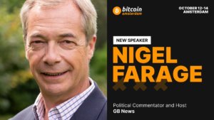 Nigel Farage to Headline Bitcoin Amsterdam 2022