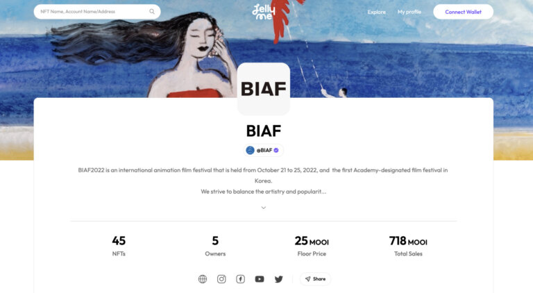 MOOI Network expands its business scope as an arts and culture blockchain network by partnering with a global film festival