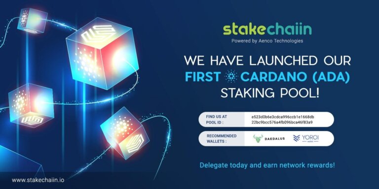 StakeChaiin Launches With First ADA Staking Pool on Cardano