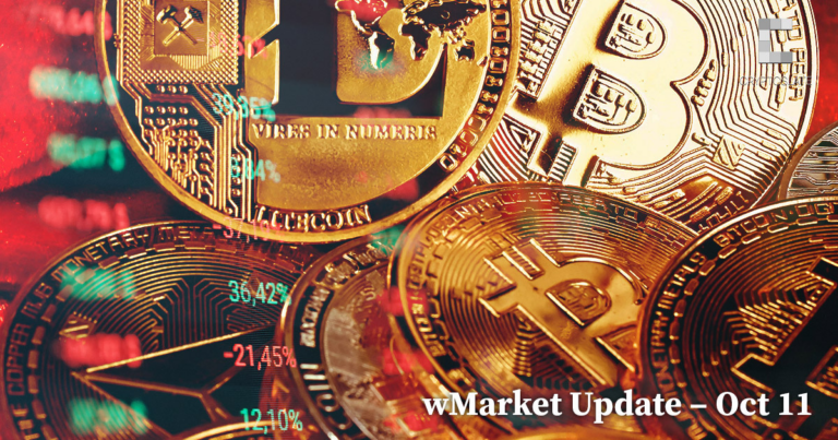 CryptoSlate Daily wMarket Update – Oct 11: Dogecoin, Ethereum up as market posts slight recovery