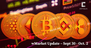 CryptoSlate Daily wMarket Update – Sept. 30 – Oct 2: Bitcoin holds steady as stocks continue decline