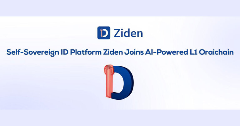 Self-Sovereign ID Platform Ziden Joins AI-Powered L1 Oraichain