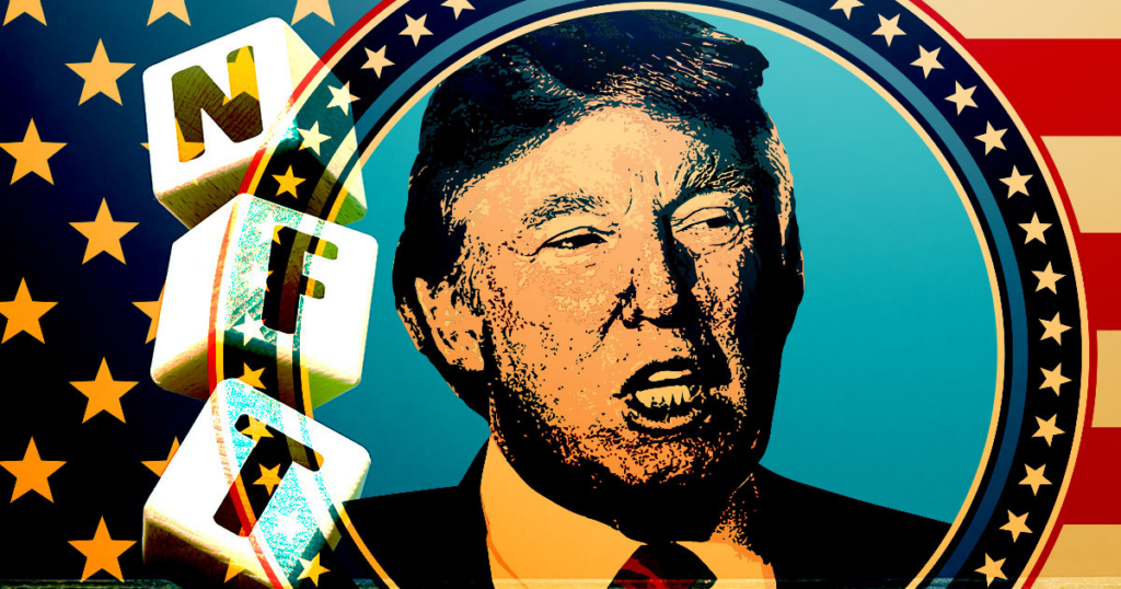 Donald Trump NFTs under fire for internal minting, design plagiarism