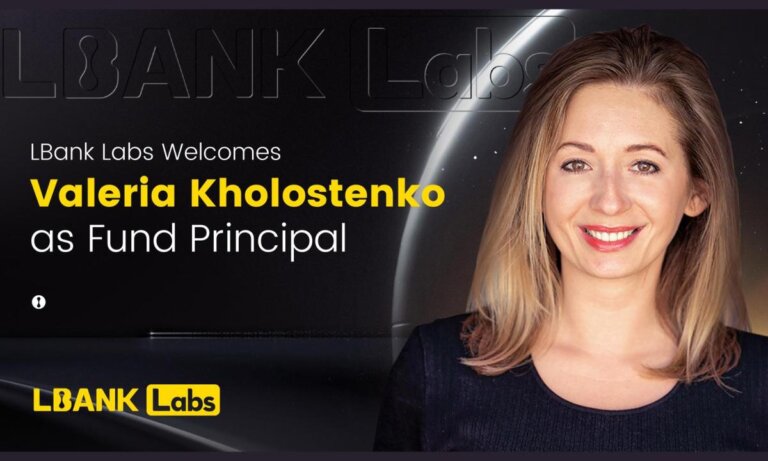 LBank Labs Welcomes Valeria Kholostenko as Fund Principal