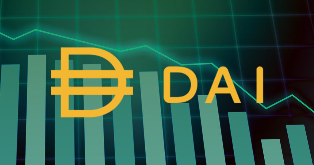 DAI supply has fallen by 13% this week