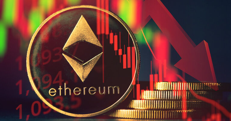 ETH enters $1.3K price range; declines 10% in the last 24 hours