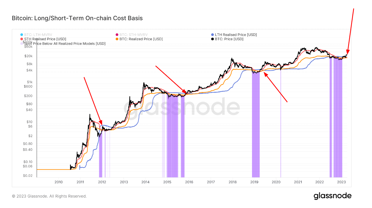 Cost Basis: (Source: Glassnode)