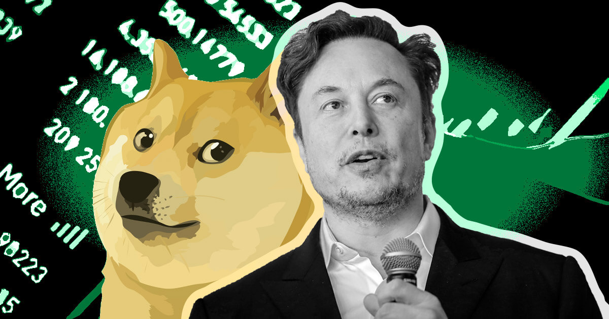 Dogecoin spikes 5% before retracing after Elon Musk's latest tweet