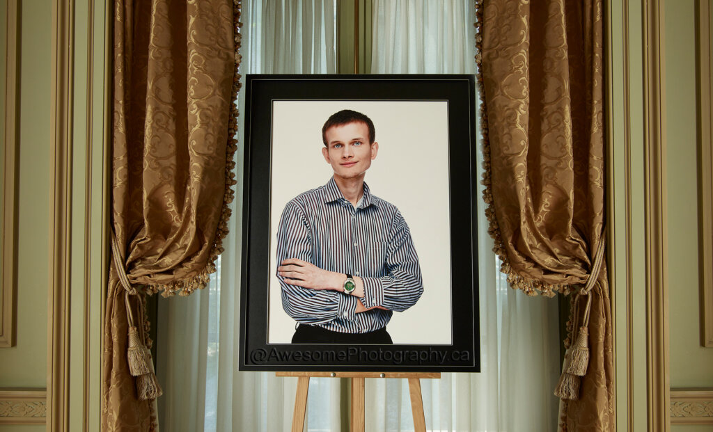 Historic Vitalik Buterin portrait from 2014 being auctioned as NFT