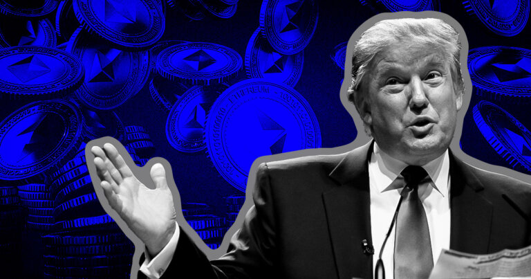 Trump’s Ethereum wallet moves $2.4M in crypto to Coinbase