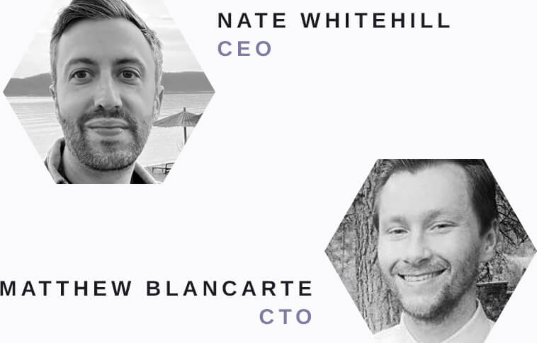 CryptoSlate CEO Nate Whitehill and CryptoSlate CTO Matthew Blancarte