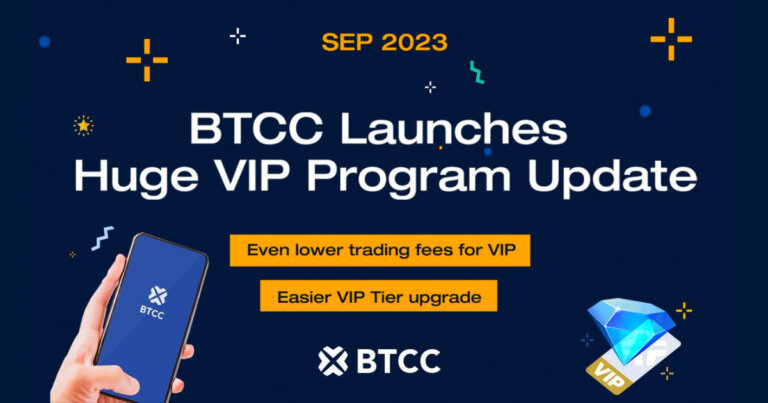 BTCC Announces Major VIP Program Update with as Low as 0.01% Trading Fees