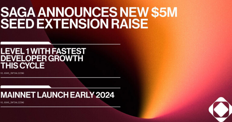 Saga Announces Seed Extension Raise of $5M for Accelerated Growth