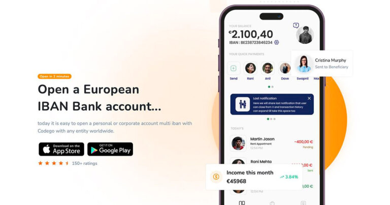 Codego Group Launches CodegoPay – An All-In-One Payment App with IBANs, Cards, and Crypto-EURO Conversions