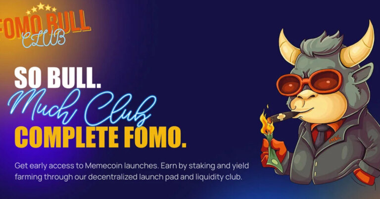 FOMO BULL CLUB: Revolutionizing Memecoin Launches with a Decentralized Launchpad