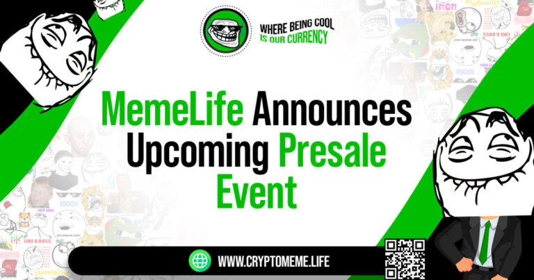 MemeLife Announces Upcoming Presale Event Focused on Meme-Based Cryptocurrency Innovation