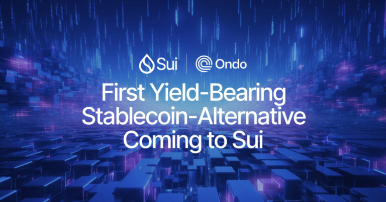 Ondo USDY Treasuries Token Now Available on Sui