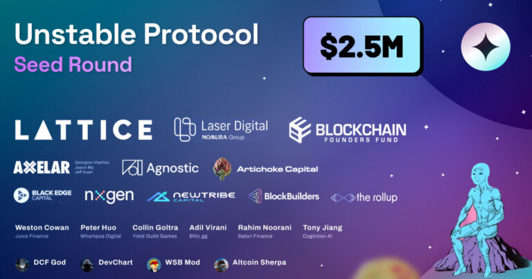 DeFi Protocol Unstable Raises $2.5M to Drive LRTfi Sector Forward