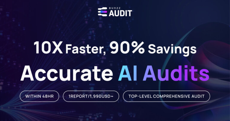 The AI-Based Smart Contract Audit Firm “Bunzz Audit” Has Officially Launched