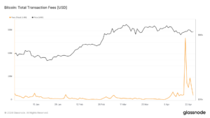 Surge in Bitcoin fees short-lived as Runes transactions dip